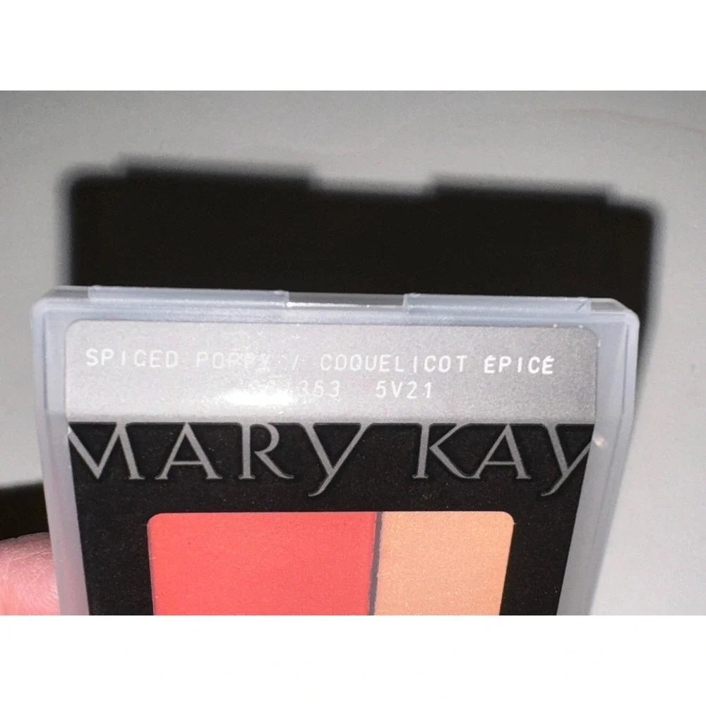 New In Package Mary Kay Mineral Cheek Color Duo Blush Spiced Poppy Full Size‎
